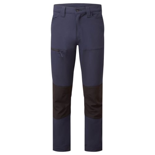 Portwest CD886 Slim Fit sztreccs munkásnadrág - Sötét Navy/Fekete 