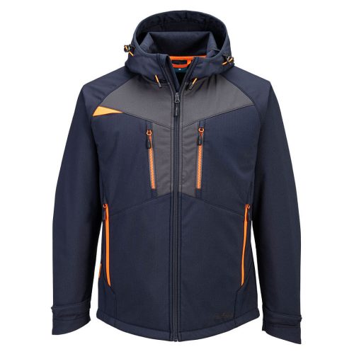 Portwest DX474 vízálló softshell munkavédelmi kabát - Sötét navy