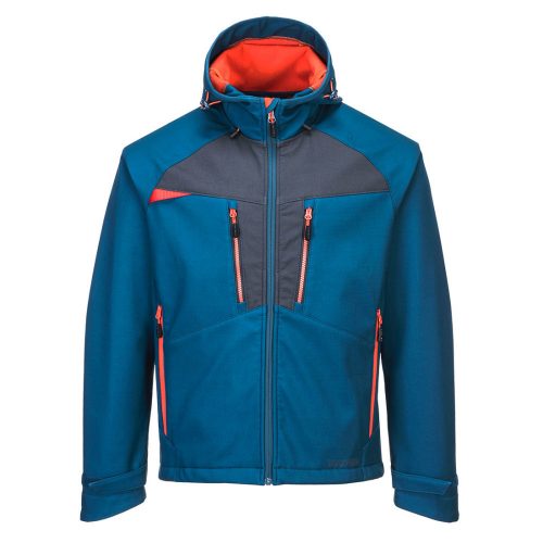 Portwest DX474 vízálló softshell munkavédelmi kabát - Metro kék