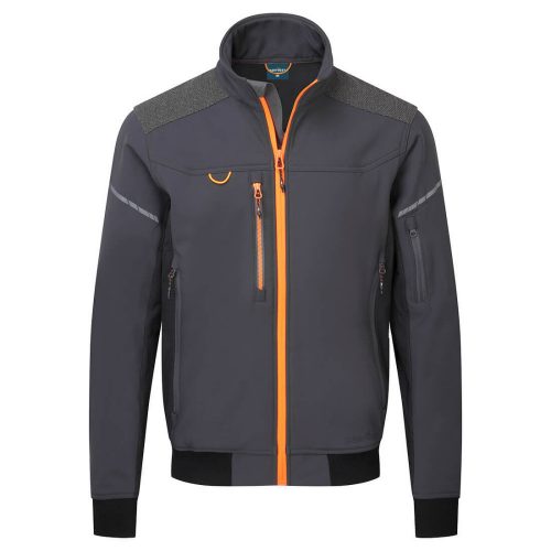 Portwest EV464 vízálló softshell bomber munkavédelmi dzseki - Mole szürke