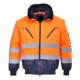 Portwest PJ50 Hi-Vis 3in1 vízálló jól láthatósági pilóta dzseki - Narancs/Navy