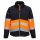 Portwest PW375 Hi-Vis jól láthatósági munkavédelmi softshell kabát - Fekete/Narancs