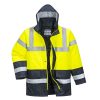 Portwest S466 Hi-Vis Traffic kontraszt vízálló jól láthatósági kabát - Piros/Navy