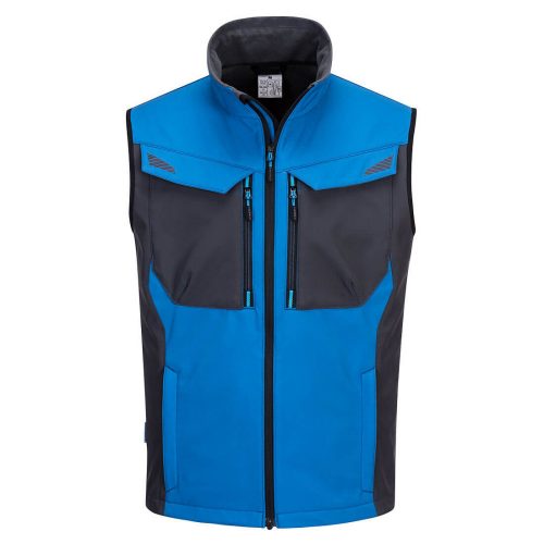 Portwest T751 Softshell vízálló munkavédelmi mellény - Perzsa kék