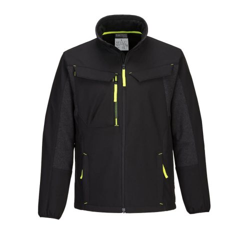 Portwest T753 Eco Hybrid vízálló softshell munkavédelmi kabát - Fekete