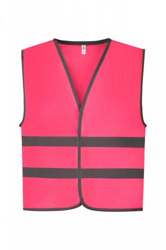 Kids Fluo Reflective Border Waistcoat