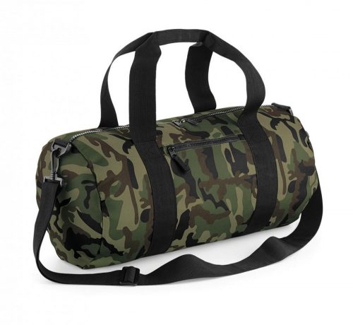 Camo Barrel Bag