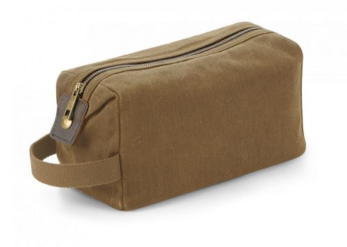 Heritage Waxed Canvas Wash Bag