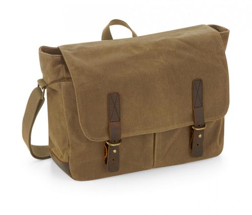 Heritage Waxed Canvas Messenger