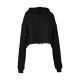 Women's Cropped Fleece Hoodie