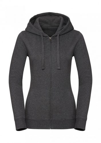 Ladies' Authentic Melange Zipped Hood Sweat