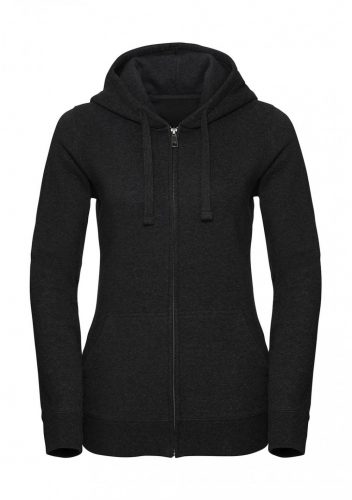 Ladies' Authentic Melange Zipped Hood Sweat