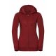 Ladies' Authentic Melange Zipped Hood Sweat