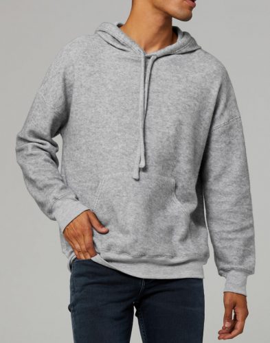 Unisex Sueded Fleece Pullover Hoodie