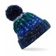 Corkscrew Pom Pom Beanie