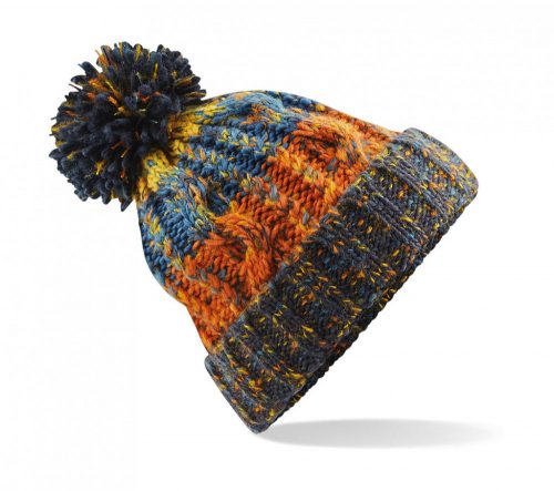 Corkscrew Pom Pom Beanie