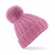 Verbier Fur Pop Pom Chunky Beanie