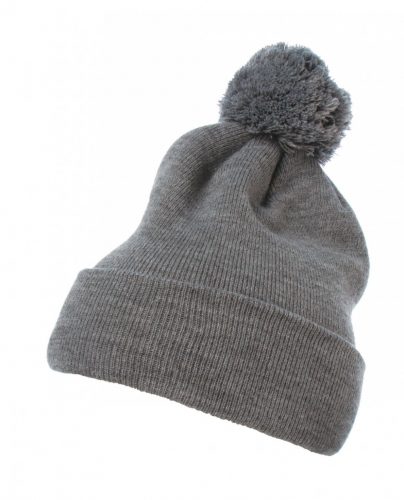 Cuffed Pom Pom Knit Beanie