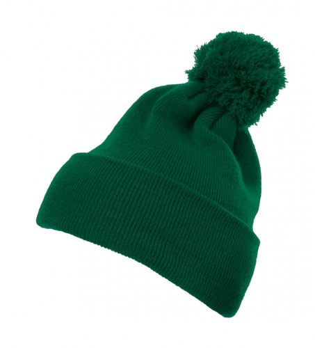 Cuffed Pom Pom Knit Beanie