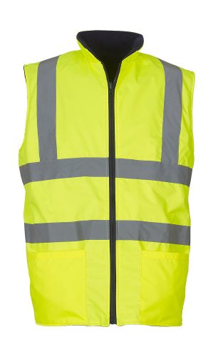 Fluo Fleece Reversible Bodywarmer