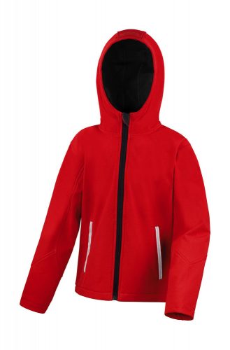 Kids TX Performance Hooded Softshell Jacket