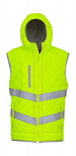 Fluo Kensington Hooded Gilet