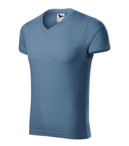 MALFINI 146 Slim Fit V-neck Póló férfi