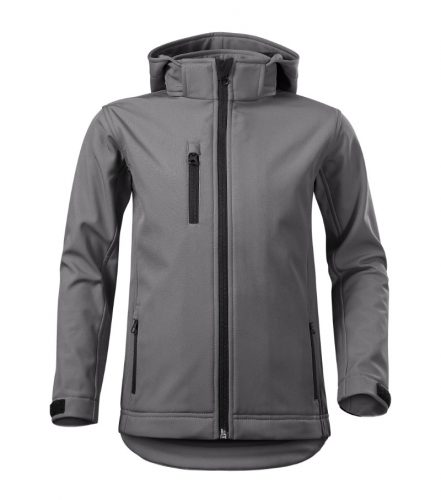 MALFINI 535 Performance softshell kabát gyerek - Acélszürke