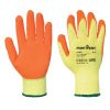 Portwest A150 Classic Grip latex tenyérmártott vágásbiztos munkavédelmi kesztyű - Zöld