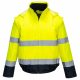 Portwest C464 Hi-Vis Essential Lite 2in1 vízálló jól láthatósági munkavédelmi bomber kabát - Sárga/Navy