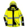 Portwest C469 Winter Pro Hi-Vis 3in1 vízálló jól láthatósági munkavédelmi télikabát -  Narancs/Fekete