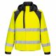 Portwest CD860 Eco Hi-Vis vízálló jól láthatósági munkavédelmi esőkabát - Sárga/Fekete