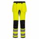 Portwest CD889 Hi-Vis sztreccs jól láthatósági lengőzsebes munkásnadrág - Sárga/Fekete