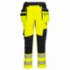 Portwest DX454 Hi-Vis sztreccs jól láthatósági lengőzsebes munkásnadrág - Sárga/Fekete