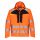 Portwest DX475 Hi-Vis vízálló jól láthatósági munkavédelmi softshell kabát - Narancs/ Fekete