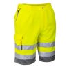 Portwest E043 Hi-Vis Holster jól láthatósági munkavédelmi rövidnadrág - Narancs/Navy