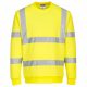 Portwest EC13 Hi-Vis Eco jól láthatósági munkavédelmi pulóver - Sárga 