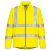 Portwest EC24 Eco Hi-Vis jól láthatósági munkavédelmi softshell kabát - Narancs