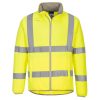 Portwest EC70 Hi-Vis Eco cipzáros jól láthatósági munkavédelmi pulóver - Narancs