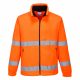 Portwest F250 Hi-Vis Essential cipzáros polár jól láthatósági munkavédelmi pulóver - Narancs