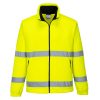 Portwest F250 Hi-Vis Essential cipzáros polár jól láthatósági munkavédelmi pulóver - Narancs