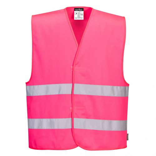 Portwest F474 Hi-Vis Iona jól láthatósági munkavédelmi mellény - Pink