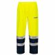 Portwest FR410 Bizflame Rain Hi-Vis Light Arc lángálló antisztatikus jól láthatósági munkavédelmi nadrág- Sárga/ Navy