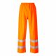 Portwest FR43 Sealtex Flame Hi-Vis antisztatikus jól láthatósági munkavédelmi esőnadrág - Narancs