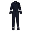 Portwest FR502 Bizflame Plus Lightweight pamut lángálló antisztatikus munkavédelmi overál - Navy