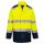 Portwest FR605 Bizflame Rain Hi-Vis Light Arc lángálló antisztatikus jól láthatósági munkavédelmi kabát - Sárga/ Navy