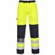 Portwest FR62 Hi-Vis Multi Norm pamut lángálló antisztatikus jól láthatósági munkavédelmi nadrág - Sárga/ Navy