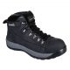 Portwest FW31 Steelite Mid Cut Nubuck SB SRA HRO FO munkavédelmi bakancs - Fekete