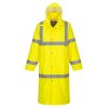 Portwest H445 Hi-Vis vízálló jól láthatósági munkavédelmi esőköpeny (122cm) - Narancs