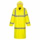 Portwest H445 Hi-Vis vízálló jól láthatósági munkavédelmi esőköpeny (122cm) - Sárga